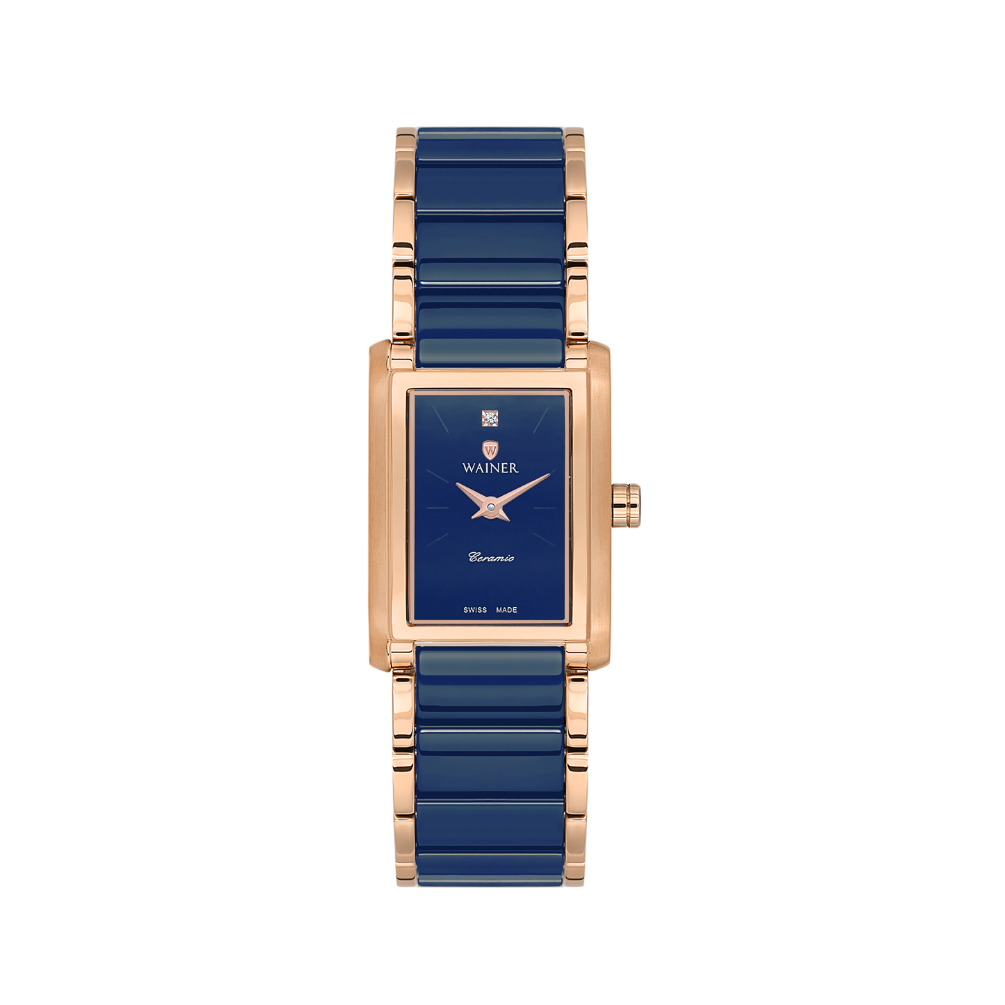 Navy Blue / Rose Gold