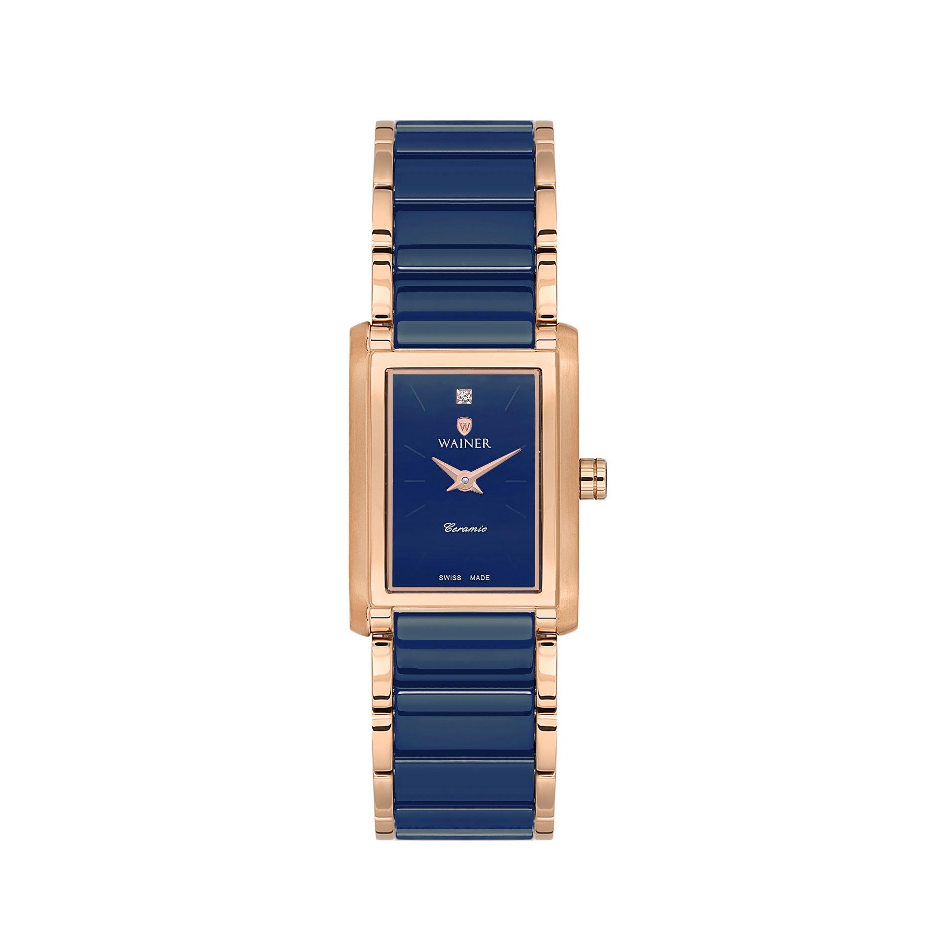 Navy Blue / Rose Gold