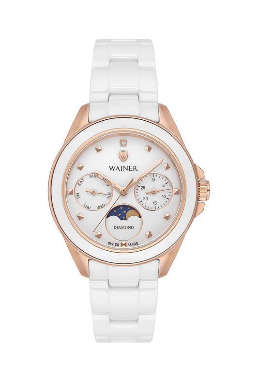White / Rose Gold