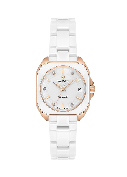 White / Rose Gold