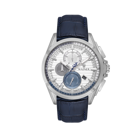 Navy Blue / White